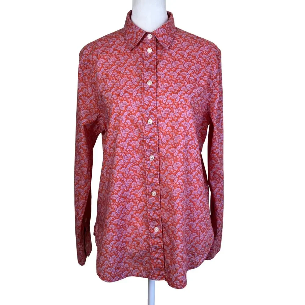 J. Crew Liberty Fabric Slim-Fit Button-down Shirt in Toutouayette Fabric Red - Picture 5 of 16